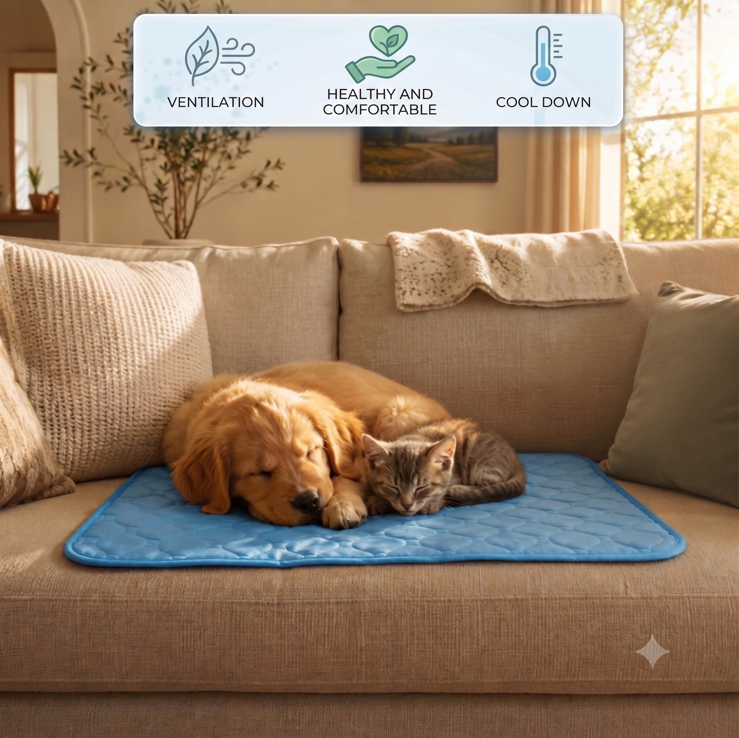 Little Happy Tails Pet Cooling Blanket