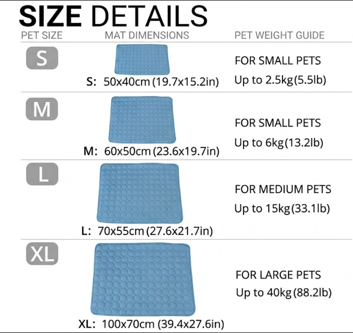 Little Happy Tails Pet Cooling Blanket
